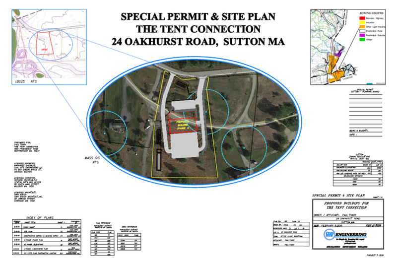 Site Plan Tent Connection Sutton